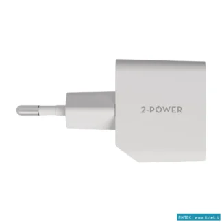 Caricabatterie 2POWER 2PW Caricatore 12W USB Pd- USB-A