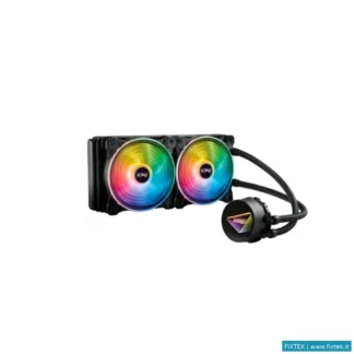 CPU Dissipatori Adata Adata Xpg Dissipatore CPU Acqua Levante X 240 Argb Black RGB Mirror Pump Head