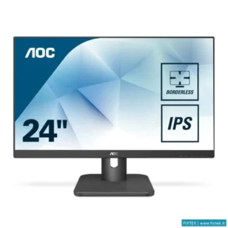 Monitor LED Aoc Aoc Monitor 23,8 LED IPS FHD 16:9 250CDM 50HZ DP Hdmi, Multimediale