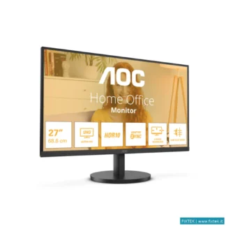 Monitor LED Aoc Aoc Monitor 27 4K Ultra HD IPS 16:9 4MS 300 Cdm, Dp/2Hdmi