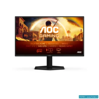Monitor Gaming Aoc Aoc Monitor Gaming 24,5 FHD 1MS 180HZ 300 Cdm, Dp/Hdmi