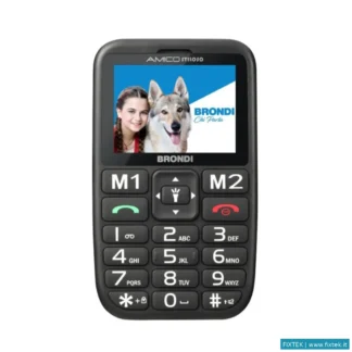 Cellulari Brondi Brondi Cellulare Amico Stiloso Nero Con Cover Inclusa Nella Confezione