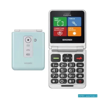 Cellulari Brondi Brondi Cellulare Flipper Green Water Metal