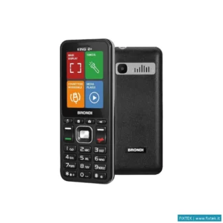 Cellulari Brondi Brondi Cellulare King 2+ Black