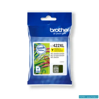 Cartucce Inkjet Brother Brother Cart Ink Giallo, 422XL, 1500 Pag