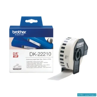 Nastri Aghi Brother Brother Dk-22210 Nastro Nero Termico, 29MM, 30,48 Metri Di Lunghezza