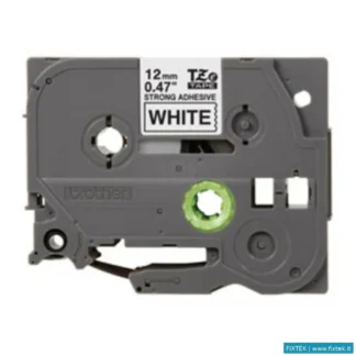 Nastri Aghi Brother Brother Nastro Laminato Da 12MM (8M) Nero Su Bianco