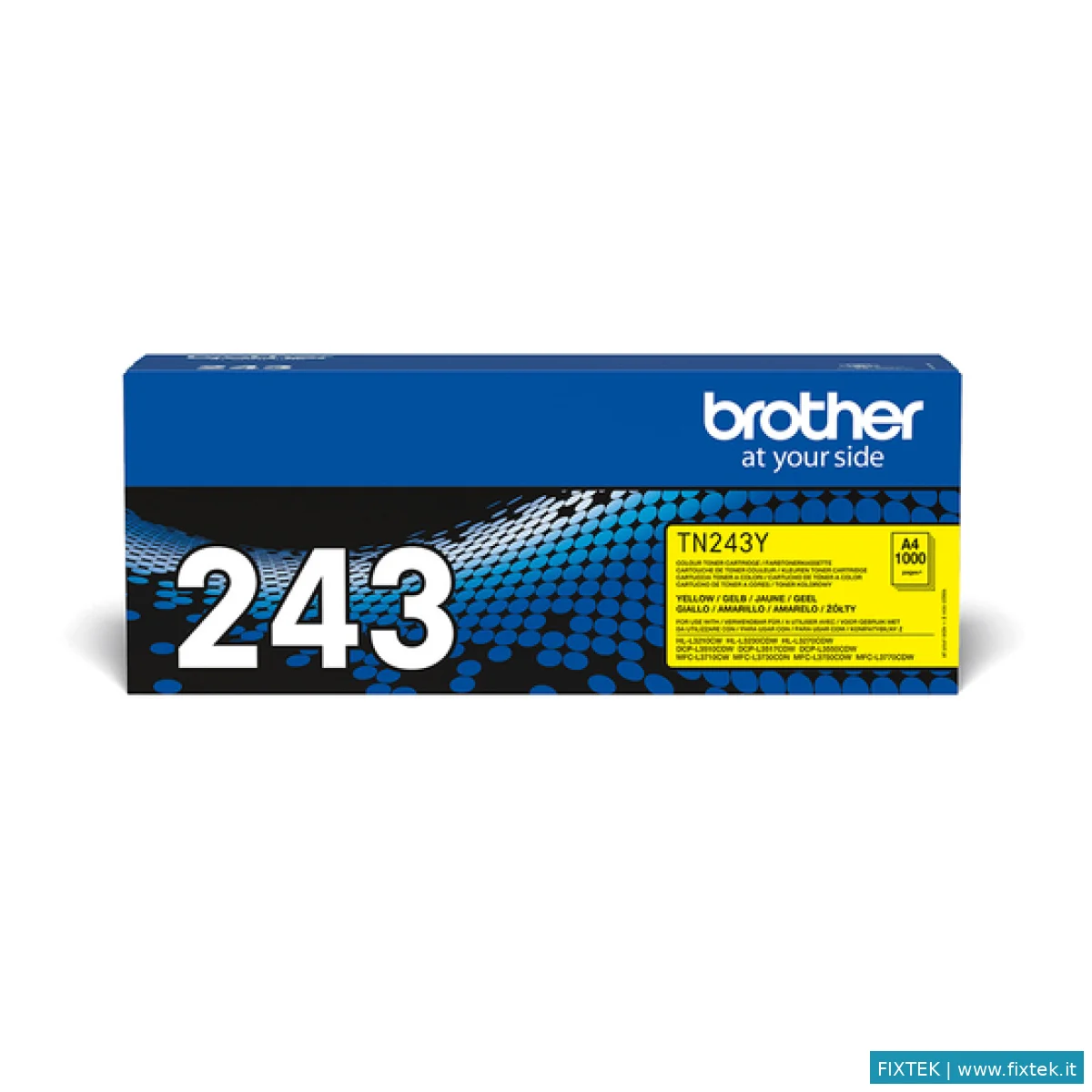 Toner Laser Alta Rotazione Brother Brother Toner Giallo 1.000 Pag Per Hll3210Cw / Hll3230Cdw / Hll32