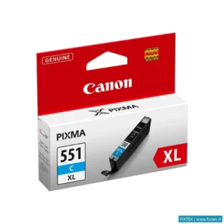 Cartucce Inkjet Canon Canon Cart Ink Ciano Alta Capacita Per Pixma Ip7250 Mg5450 Mg6350 Cli-551Xl C