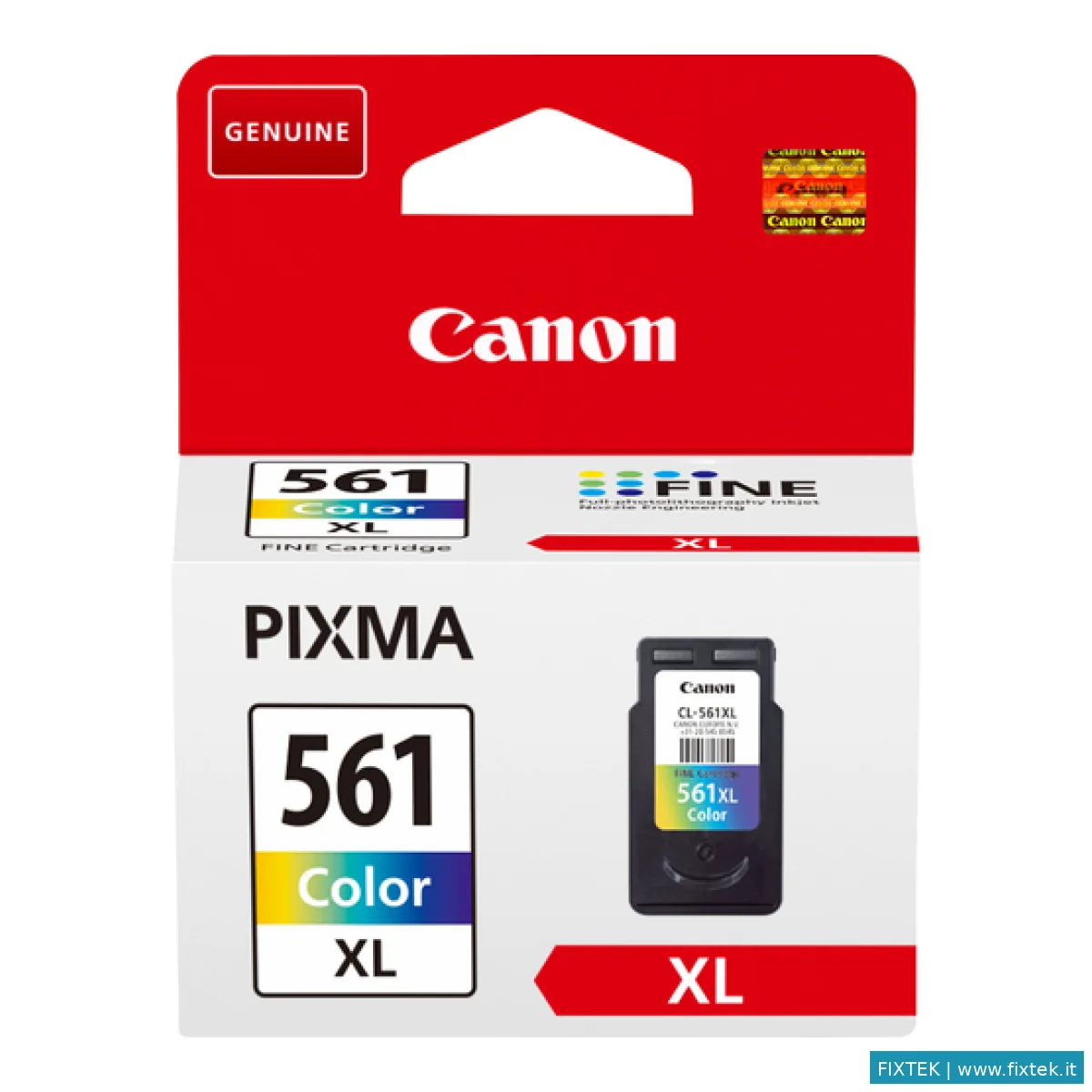 Cartucce Inkjet Canon Canon Ink Cl-561Xl Cyan/Magenta/Yellow 12.2 Ml