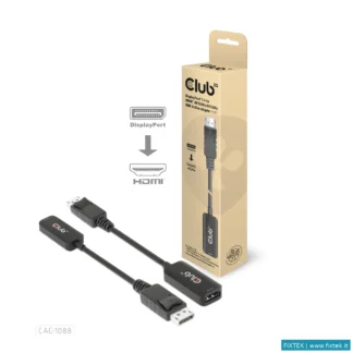 Adattatori Club3D Club 3D Adattatore Displayport 1.4 To HDMI 4K 120HZ M/F