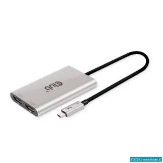 Adattatori Club3D Club3D Adattatore Thunderbolt 3 A Dual Displayport 4K60HZ