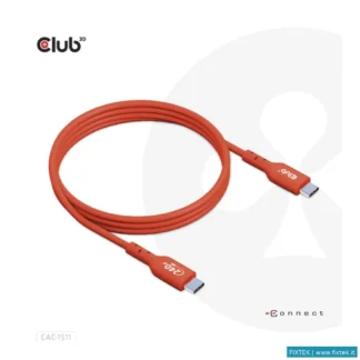 Cavi USB Club3D Club3D Cavo Usb2 Type-C Bi-Directional Usb-If Certified Cable Data 480MB PD 240W(48V