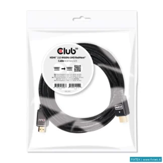 Cavi Hdmi/Vga/Dvi/Dp Club3D Club3D HDMI 2.0 Male To HDMI 2.0 Male High Speed 4K60HZ UHD - Redmere 10