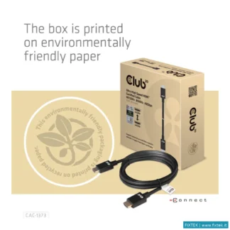 Cavi Hdmi/Vga/Dvi/Dp Club3D Club3D HDMI 2.1 Male To HDMI 2.1 Male Ultra High Speed 10K 120HZ 3M/ 9.8