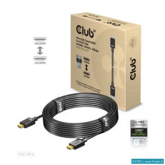 Cavi Hdmi/Vga/Dvi/Dp Club3D Club3D HDMI 2.1 Male To HDMI 2.1 Male Ultra High Speed 4K 120HZ 8K60HZ 5