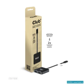 Splitter / Extender Club3D Club3D Mst Hub Type C A Dual HDMI 4K60HZ M/F + Pd3.0 100 Watt