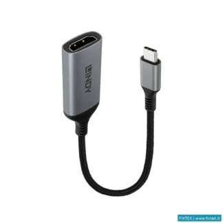 Adattatori Lindy Convertitore Da USB Tipo C A HDMI 8K60 - Collega Uno Schermo HDMI 8K Alla Porta USB