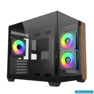Case Cooler Master Cooler Master Case Elite 481 Wood, Nero