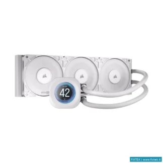 CPU Dissipatori Corsair Corsair Dissipatore A Liquido Nautilus 360 LCD White, 360MM Radiator