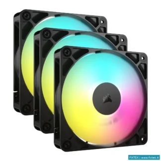 CPU Dissipatori Corsair Corsair Rs120 Argb, 120MM Argb Fan, Triple Pack