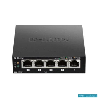 Switch E Hub D-Link D-Link Switch 5 Porte Gigabit Poe+ Desktop