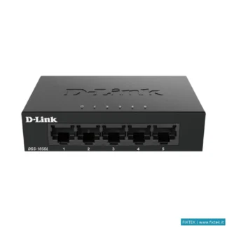 Switch E Hub D-Link D-Link Switch 5 Porte Gigabit Unmanaged Ethernet Metal Housing