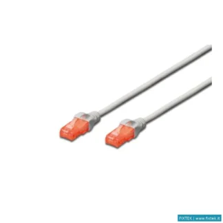 Cavi Di Rete Digitus Digitus Cavo Di Rete Utp, Cat 6, Non Schermato, 3MT, Grigio
