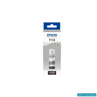 Cartucce Inkjet Epson Epson Cart. Grigio 114 Ecotank Grey Ink Bottle