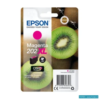 Cartucce Inkjet Epson Epson Cart Ink Magenta 202XL Kiwi Conf Singola Ad Alta Capacita