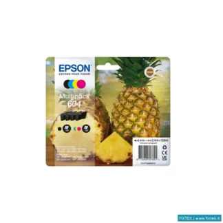 Cartucce Inkjet Epson Epson Cartuccia 604 Multipack Inkjet Serie Ananas 4 Colori Formato Std