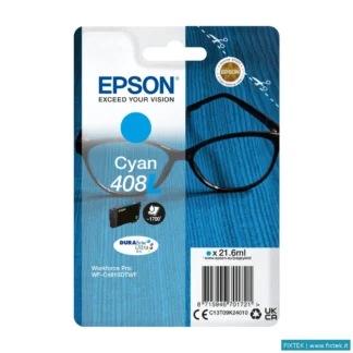 Cartucce Inkjet Epson Epson Cartuccia Ciano 408L Durabrite Ultra Ink