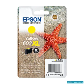 Cartucce Inkjet Epson Epson Cartuccia Ink Giallo, Stella Marina, 603 Xl
