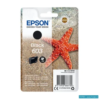 Cartucce Inkjet Alta Rotazione Epson Epson Cartuccia Ink Nero, Stella Marina, 603