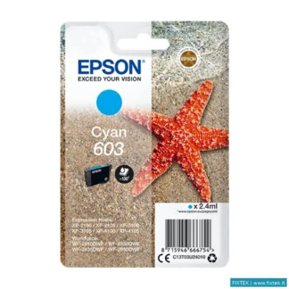 Cartucce Inkjet Epson Epson Cartuccia Stella Marina Ciano Inkjet Alta Capacita C13T03U24010 No Blist