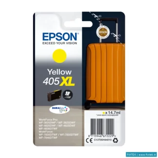 Cartucce Inkjet Epson Epson Cartuccia Valigia 405 Giallo Inkjet Alta Capacita C13T05H44010 No Bliste