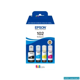 Cartucce Inkjet Epson Epson Flacone Econtank Multipack 102, 4 Colori