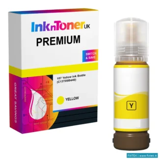 Cartucce Inkjet Epson Epson Flacone Ink Giallo 70ML Per Serie Eco Tank, 107