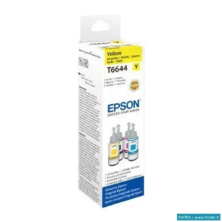 Cartucce Inkjet Epson Epson Flacone Ink Giallo 70ML Per Serie L Eco Tank, T6641