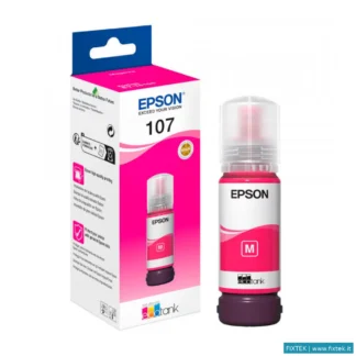 Cartucce Inkjet Epson Epson Flacone Ink Magenta 70ML Per Serie Eco Tank, 107