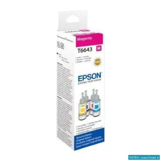 Cartucce Inkjet Epson Epson Flacone Ink Magenta 70ML Per Serie L Eco Tank, T6641
