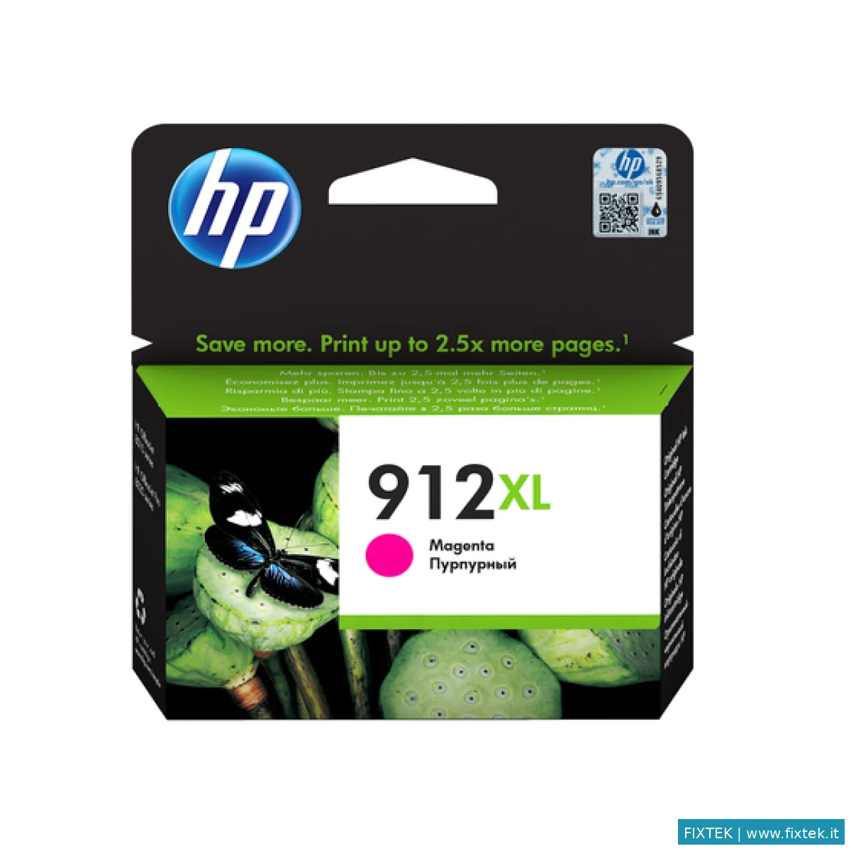 Cartucce Inkjet Alta Rotazione HP HP Cart Ink Magenta N. 912XL Per Officejet 8012, 8013, 8014, 8015
