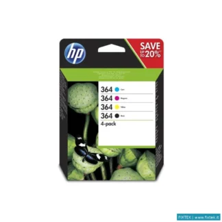 Cartucce Inkjet HP HP Cart Ink Multicolor (Bk + C + M + Y) N.364