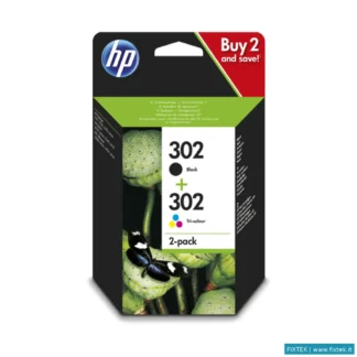 Cartucce Inkjet HP HP Cartuccia 302 Inkjet Multicolore Nero+Colore Standard