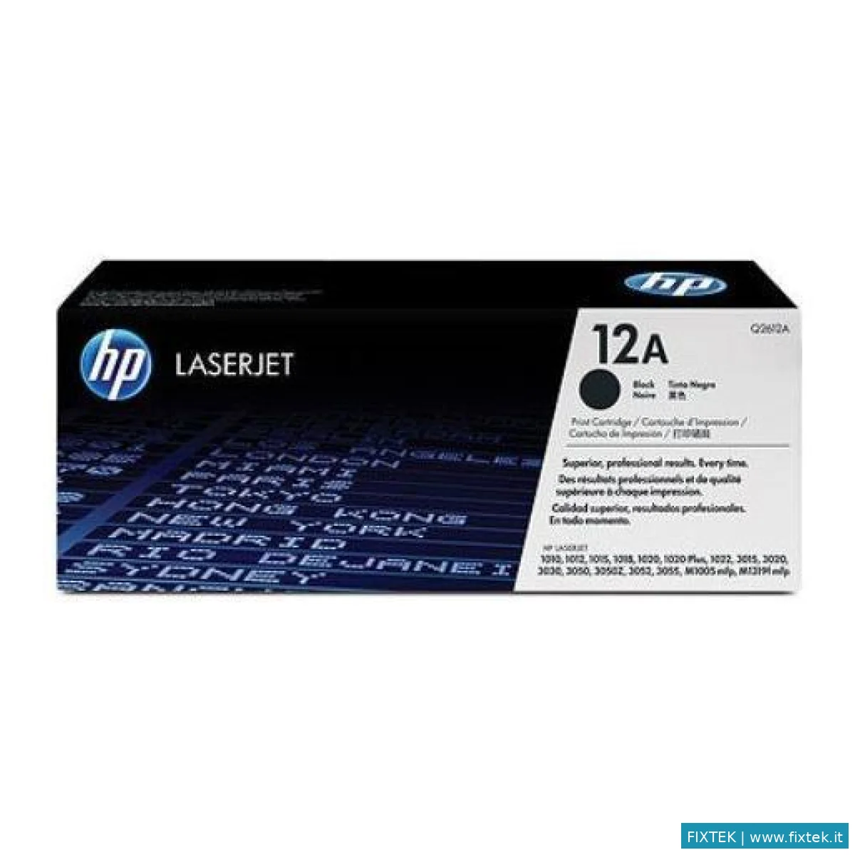 Toner HP HP Toner Nero 12A 1010 /1012 /1015/ 1020/ 1022/ 3015/3030/3055