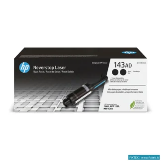 Toner HP HP Toner Nero 143A Ricarica Per Per Neverstop 1001NW / 1201N/ 1202 Nw, Dual Pack