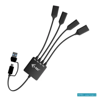 Docking Station I-Tec I-Tec Cavo Hub Usb-C/Usb-A 4 Porte 2X Usb-C, 2X USB-A