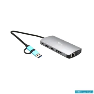 Docking Station I-Tec I-Tec Docking Station USB 3.0 Usb-C/Tb3 3X Display Metal Nano Dock With Lan, P