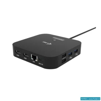 Docking Station I-Tec I-Tec Docking Station USB-C Dual HDMI Con Power Delivery 100 W Piu Caricatore