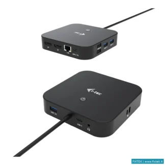 Docking Station I-Tec I-Tec Docking Station USB-C HDMI Dual DP With Power Delivery 100W + Universal